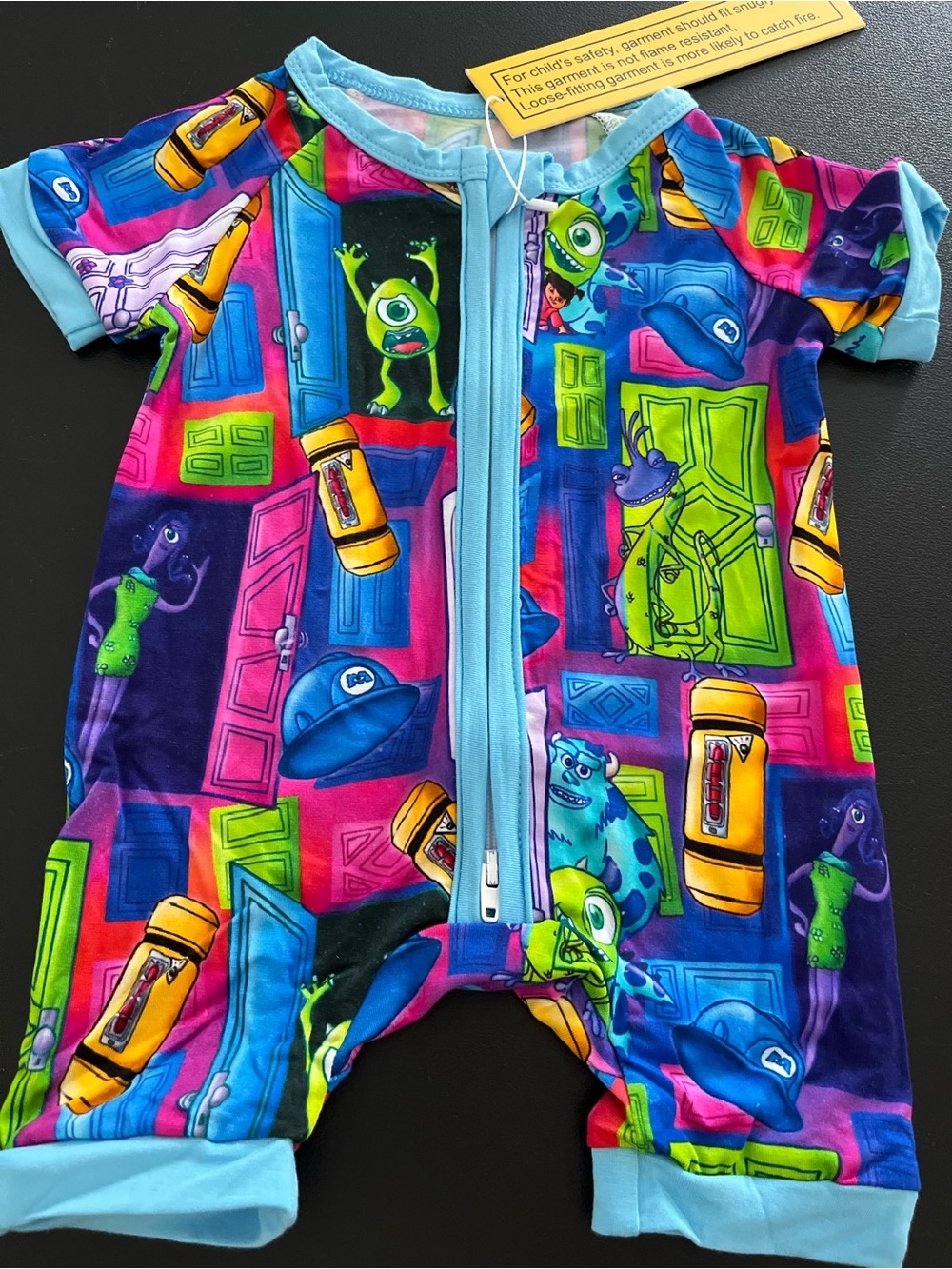 Newborn bamboo monsters inc print